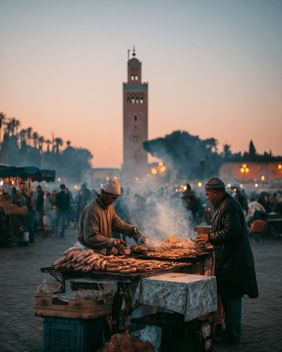 Jemaa el-Fna in marrakech, Morocco - Squares